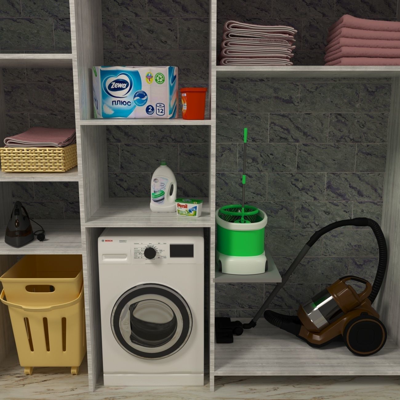 Laundry 3D model_2