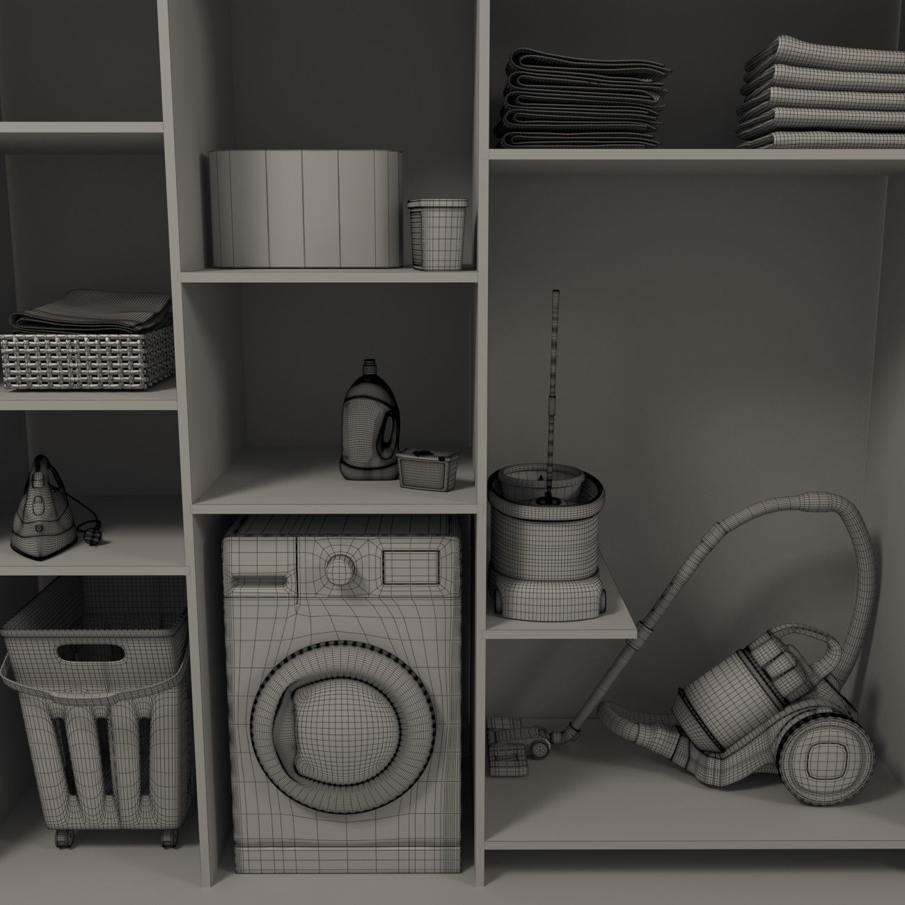 Laundry 3D model_3