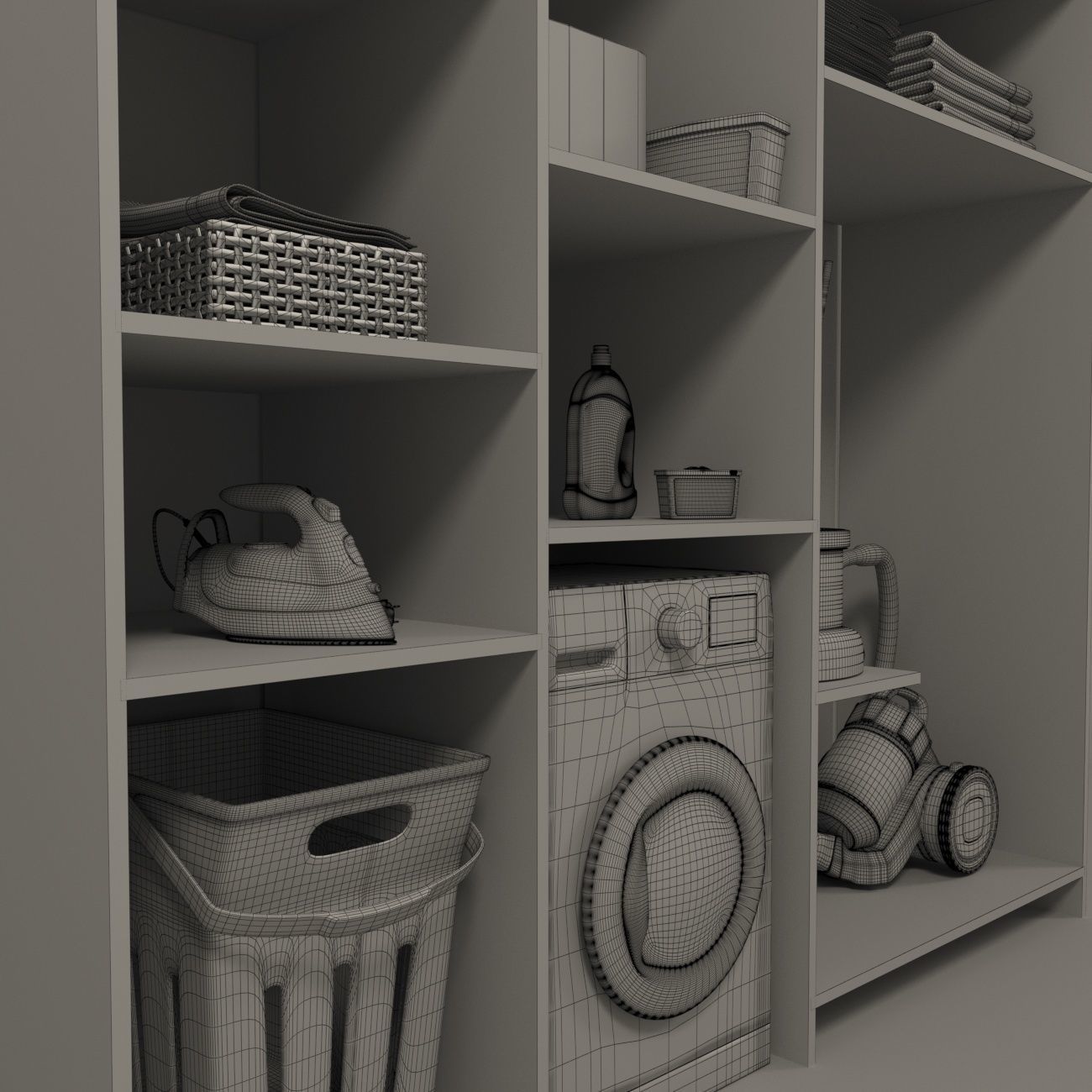 Laundry 3D model_5