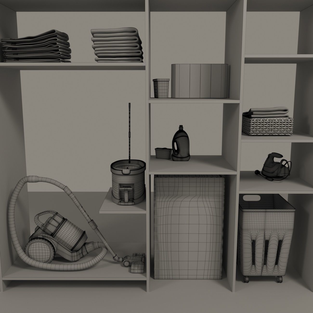 Laundry 3D model_4