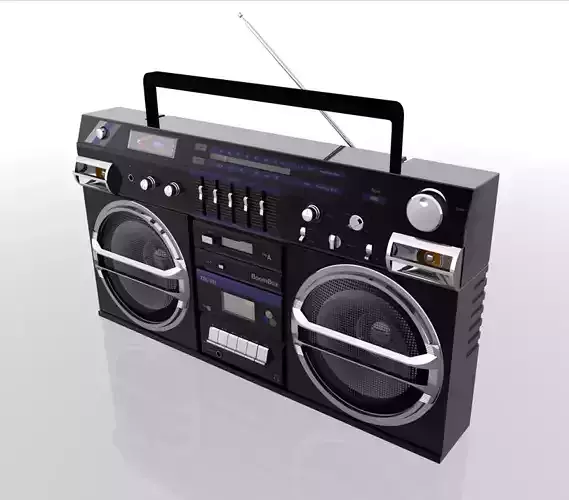 Naone Blaster TRC 931 Boom Box Low-poly 3D model