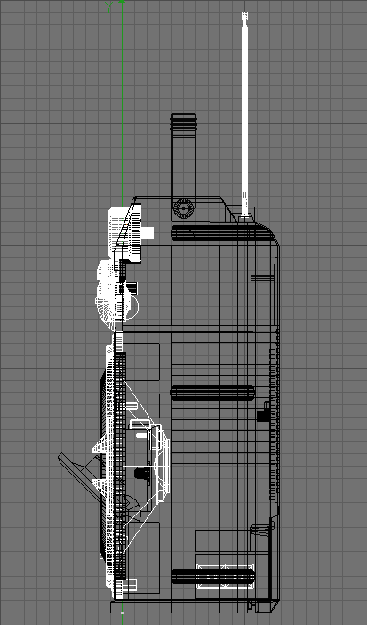 Naone Blaster TRC 931 Boom Box Low-poly 3D model_12