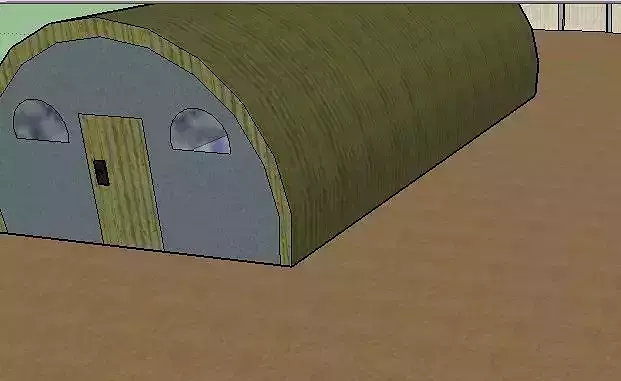small town model from sketchup 