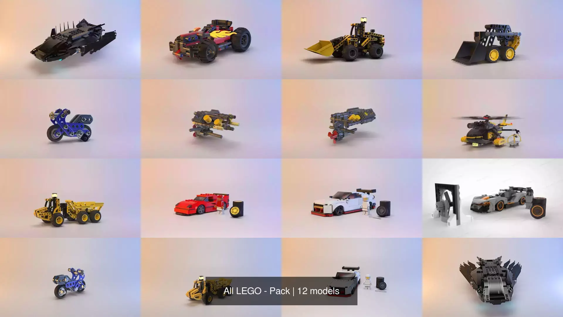 All LEGO - Pack 3D Model Collection_0