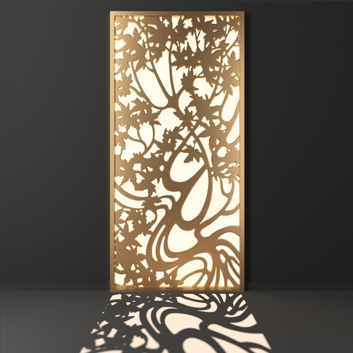 Decorative panel 36 model and vector 3D model_6