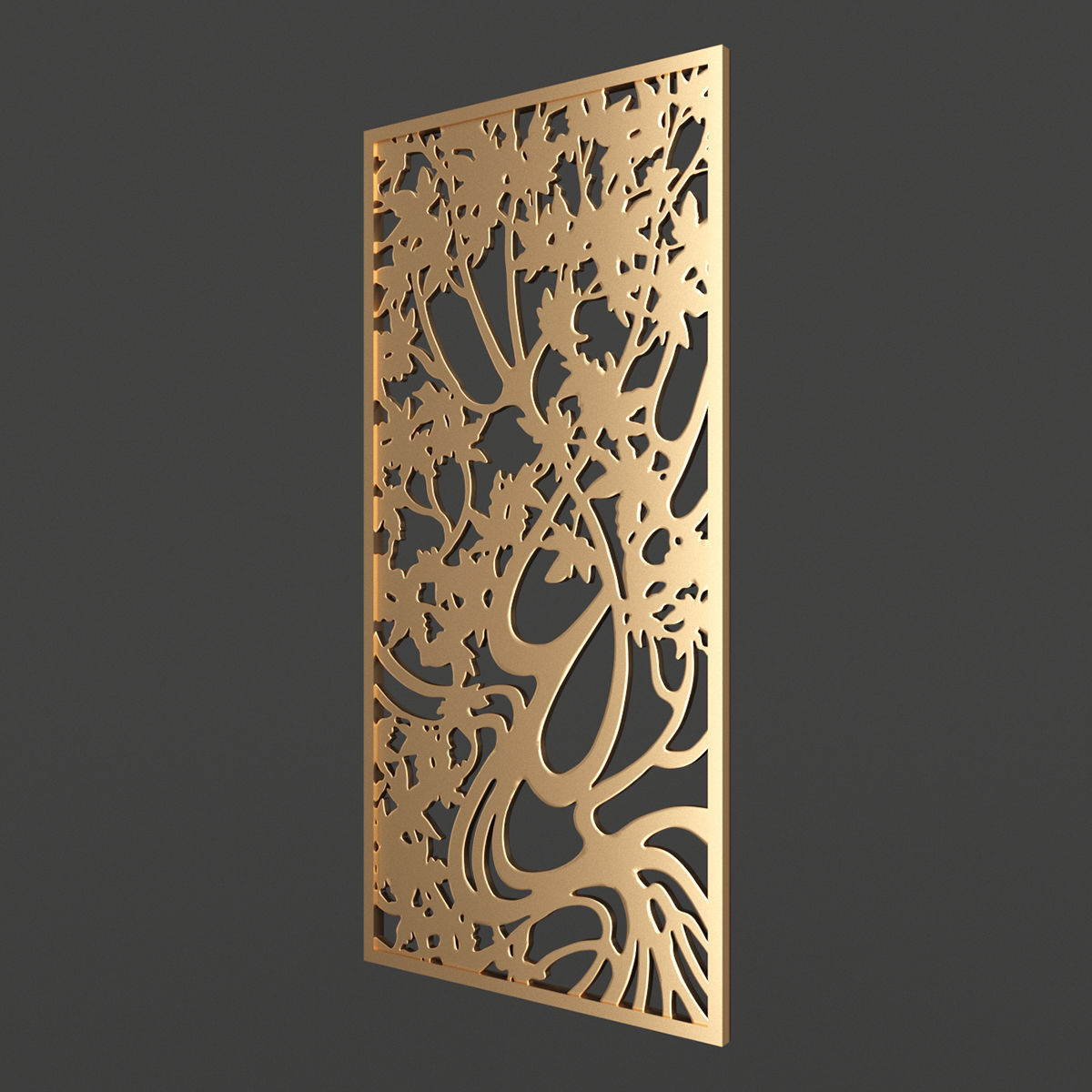 Decorative panel 36 model and vector 3D model_4
