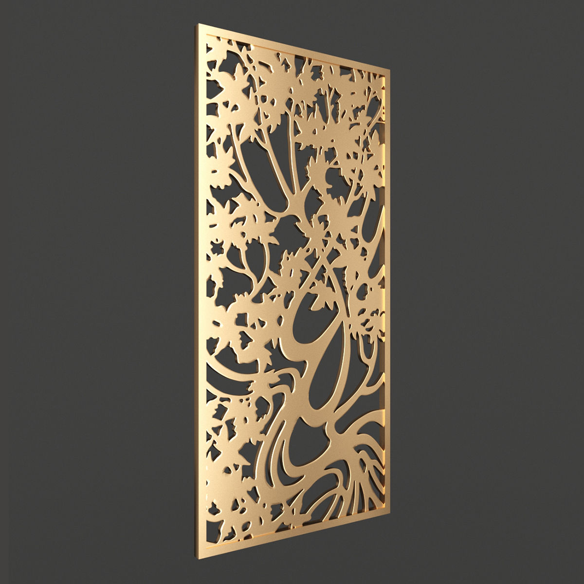 Decorative panel 36 model and vector 3D model_3