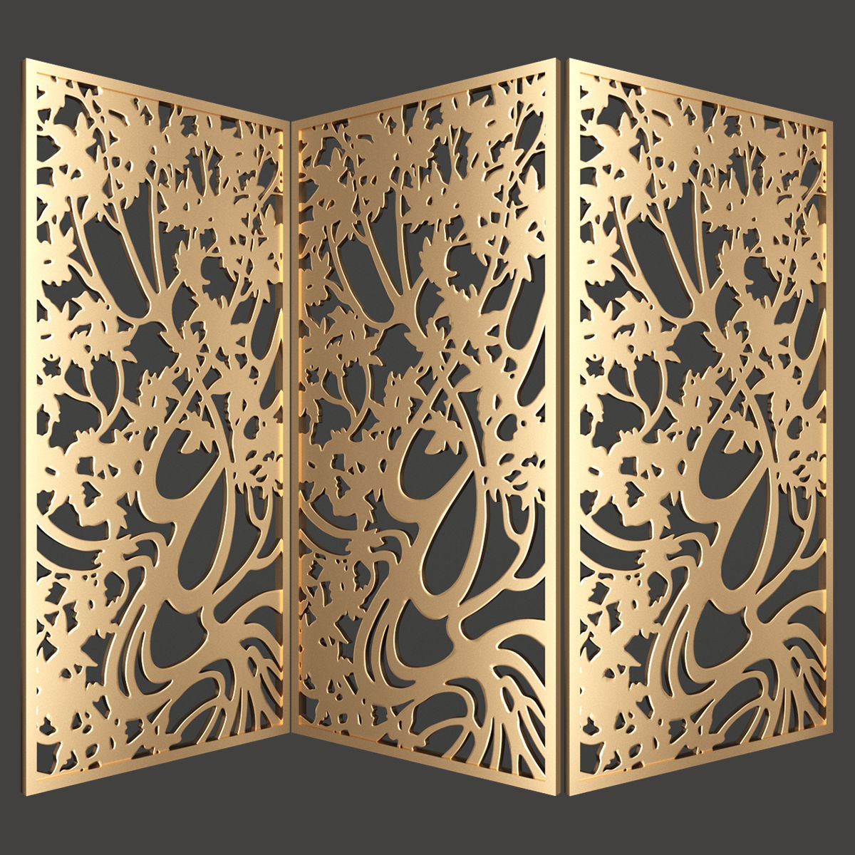 Decorative panel 36 model and vector 3D model_5