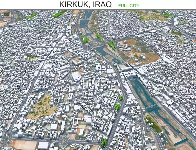 Kirkuk City in Iraq