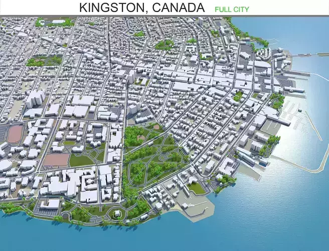 Kingston City in Canada 50km