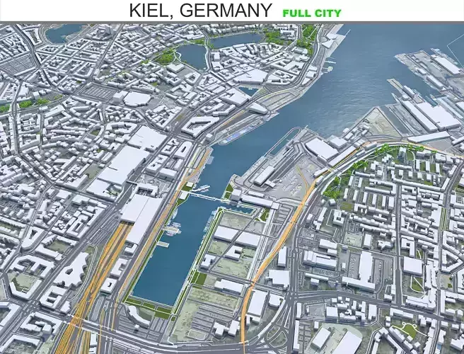 Kiel City in Germany