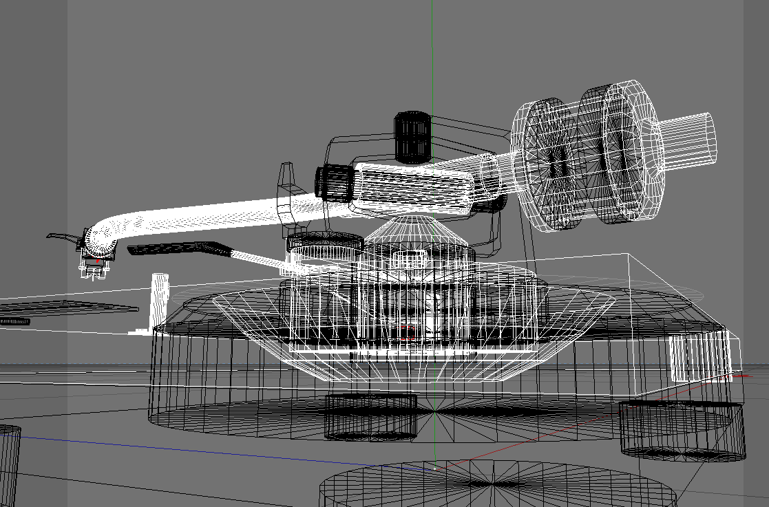 Naone DJ Deck  Low-poly 3D model_4