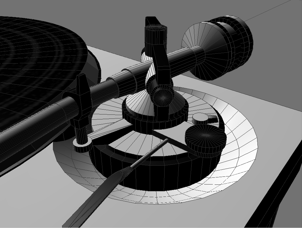 Naone DJ Deck  Low-poly 3D model_3