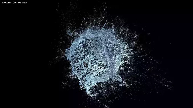 Water Explosion 2 3D model