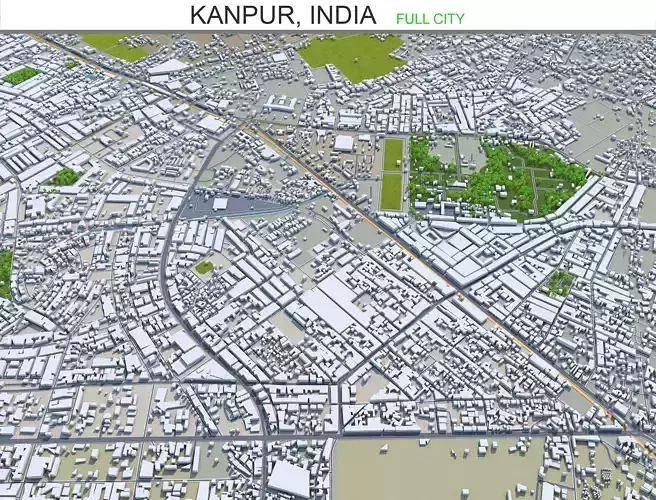 Kanpur City Uttar Pradesh India 40km