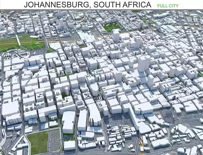 Johannesburg City in South Africa