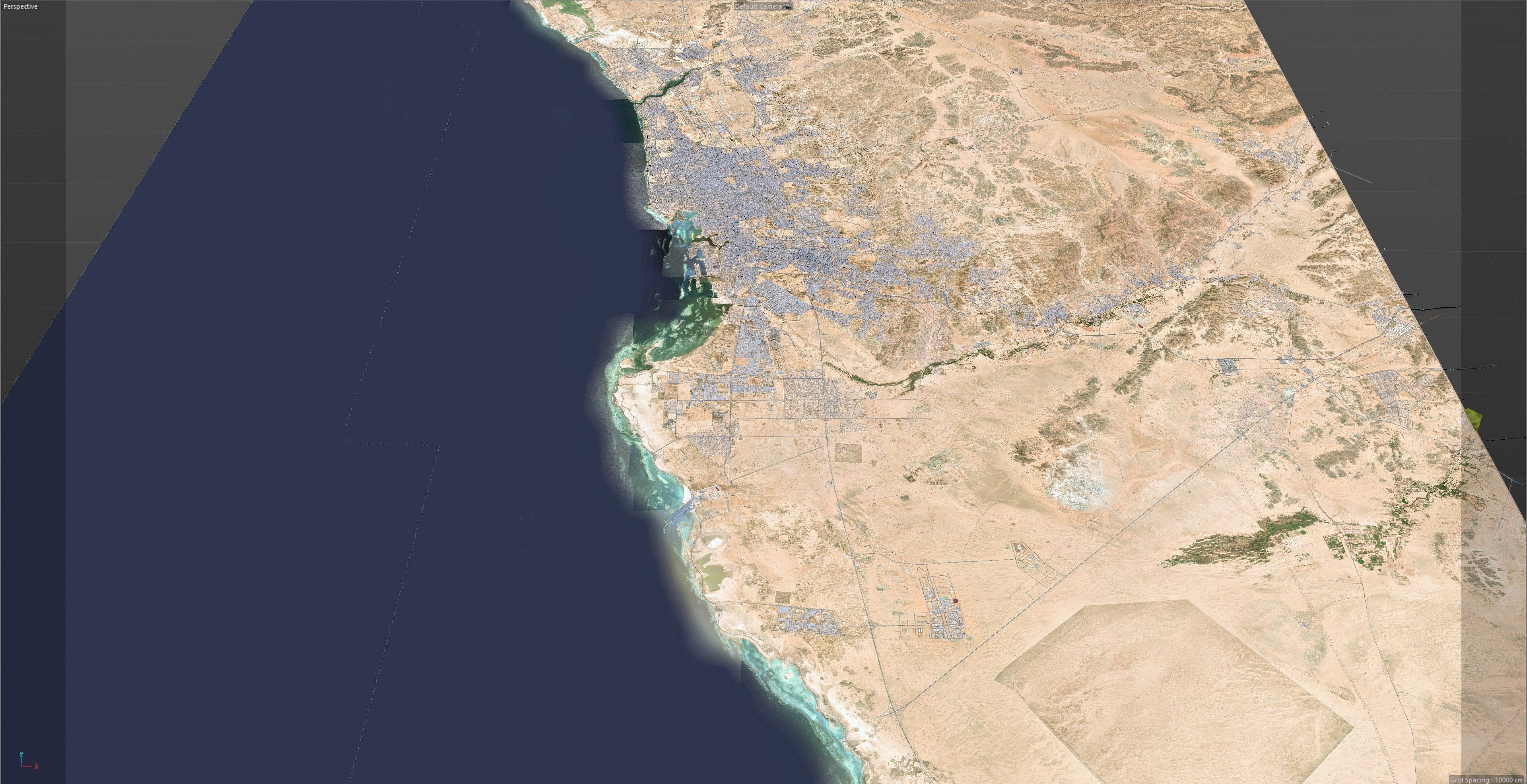 Jeddah Full City in Saudi Arabia Low-poly 3D model_20