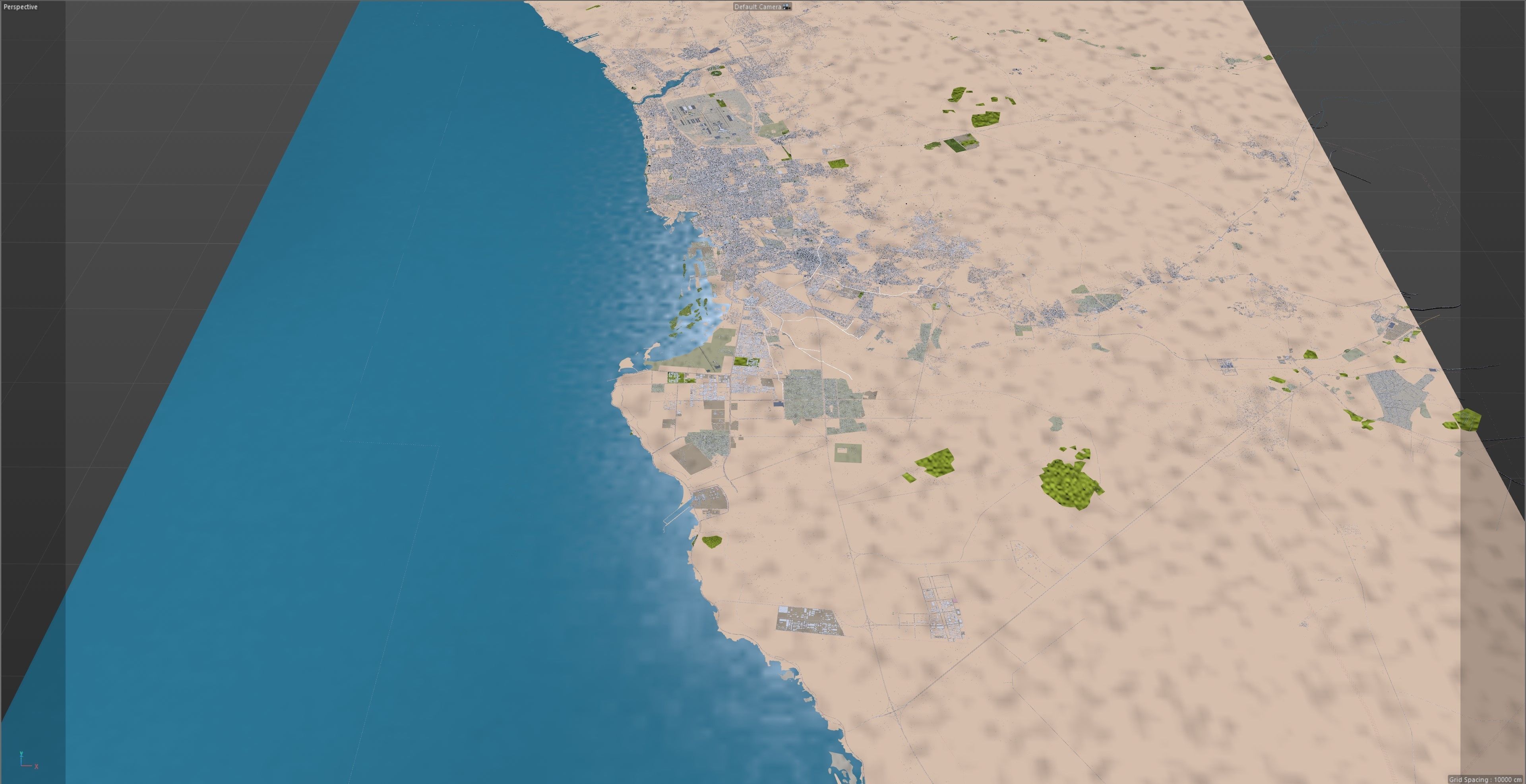 Jeddah Full City in Saudi Arabia Low-poly 3D model_21