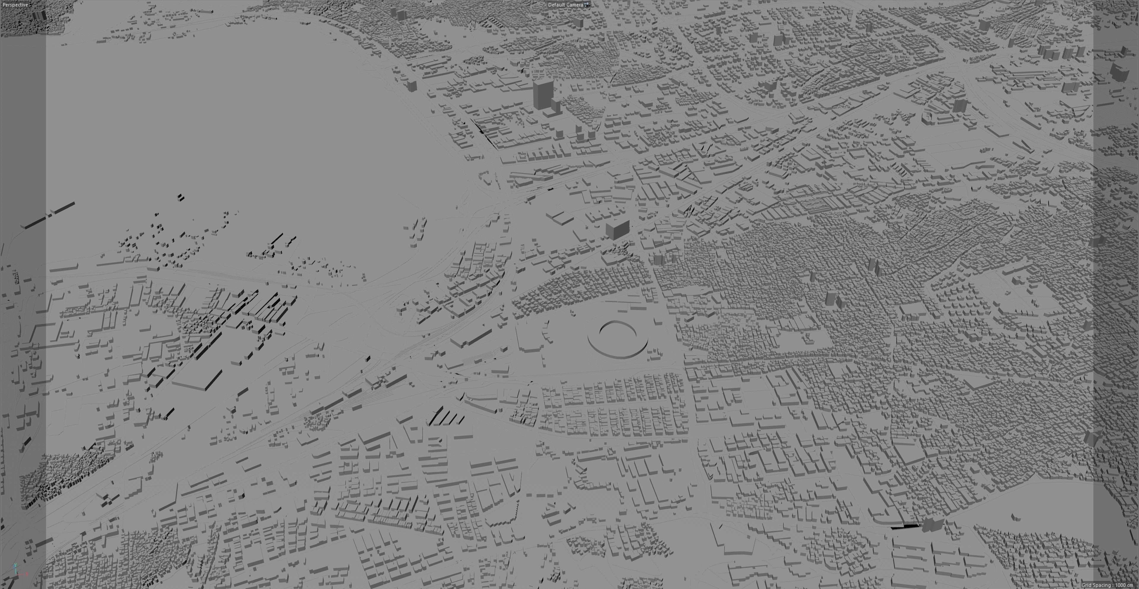 Izmir City in Turkey Low-poly 3D model_21