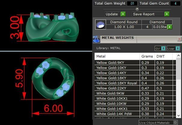 Cuban Diamond Chain Bracelet Necklace Link SIZE 6MM Width 3D print model_7