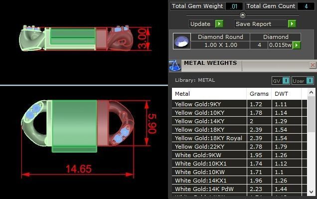 Cuban Diamond Chain Bracelet Necklace Link SIZE 6MM Width 3D print model_8