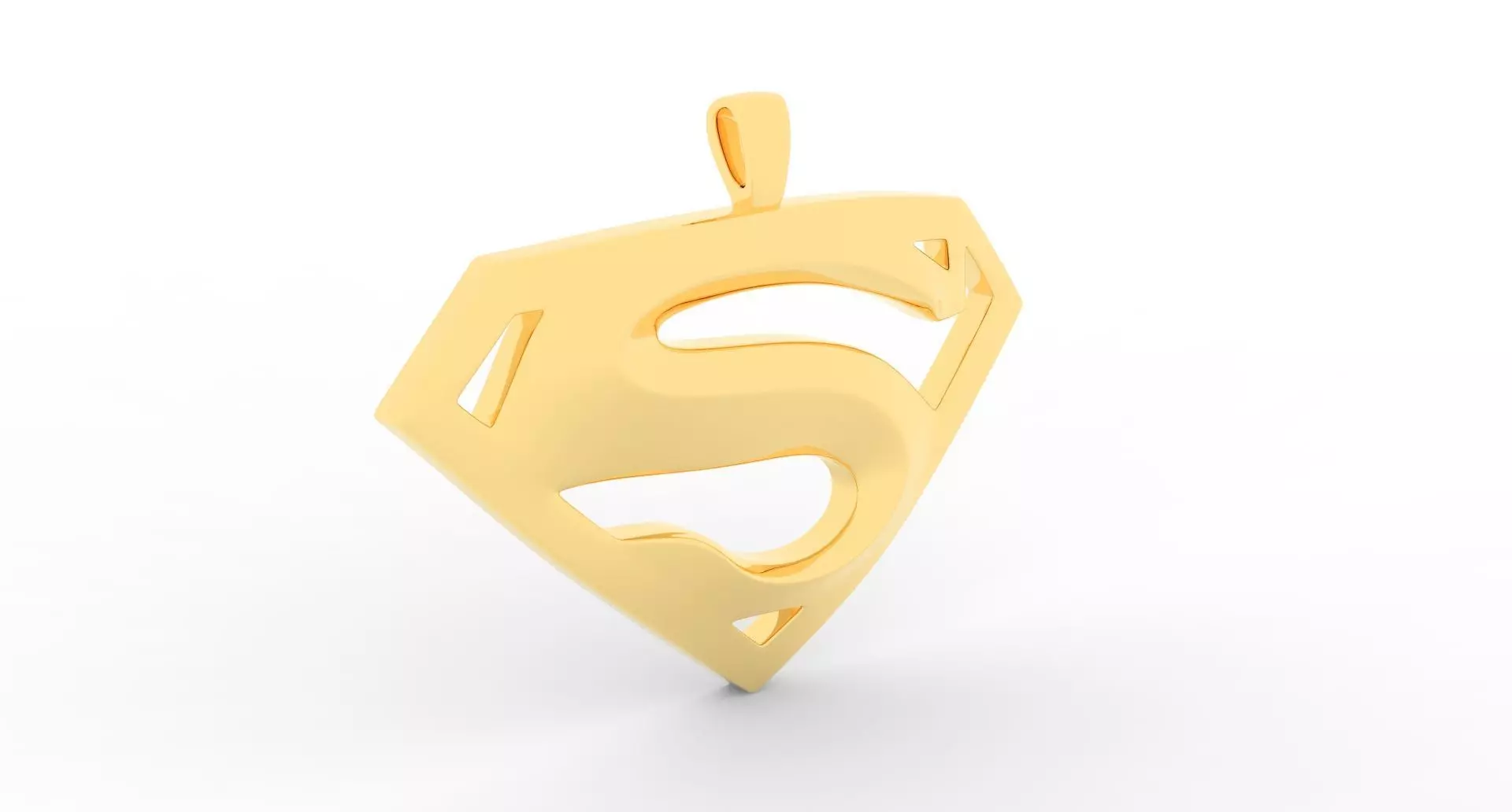 S Logo Pendant Gold - Version 1 3D print model