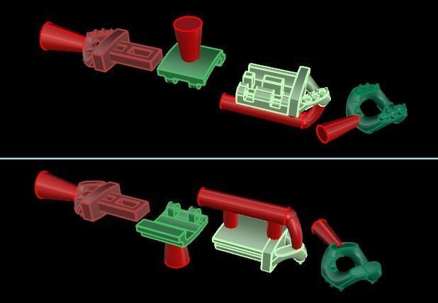 Cuban Diamond Chain Bracelet Necklace Link SIZE 8MM Width 3D print model_6