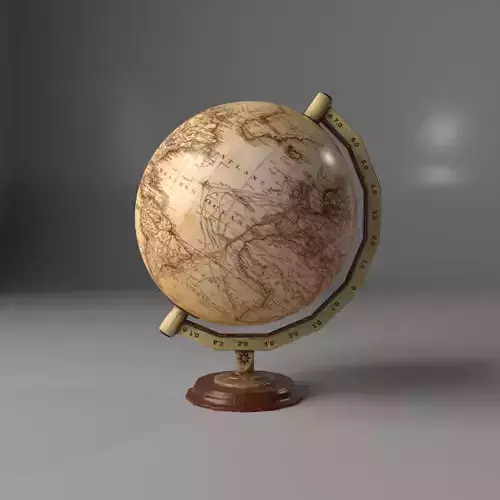 Globe Low-poly 3D model