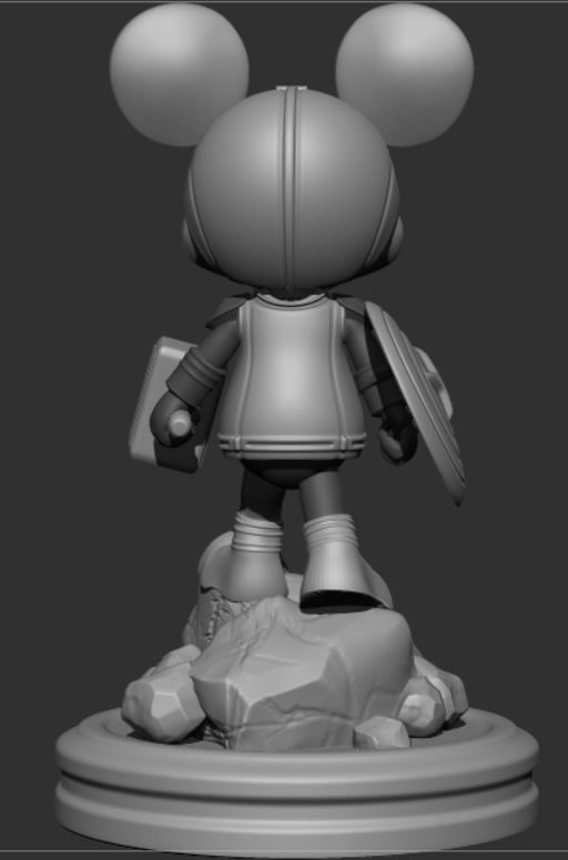 Captain Mickey 3D print model_1