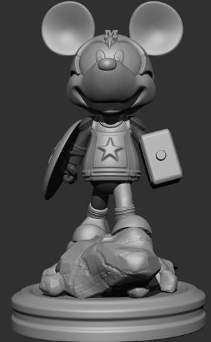Captain Mickey 3D print model