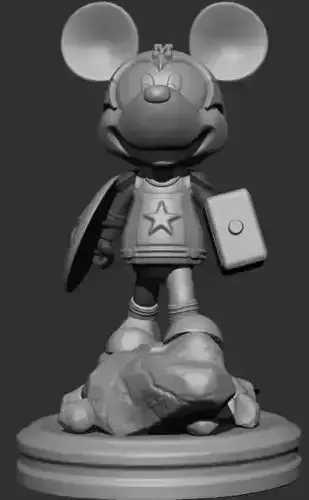 Captain Mickey 3D print model