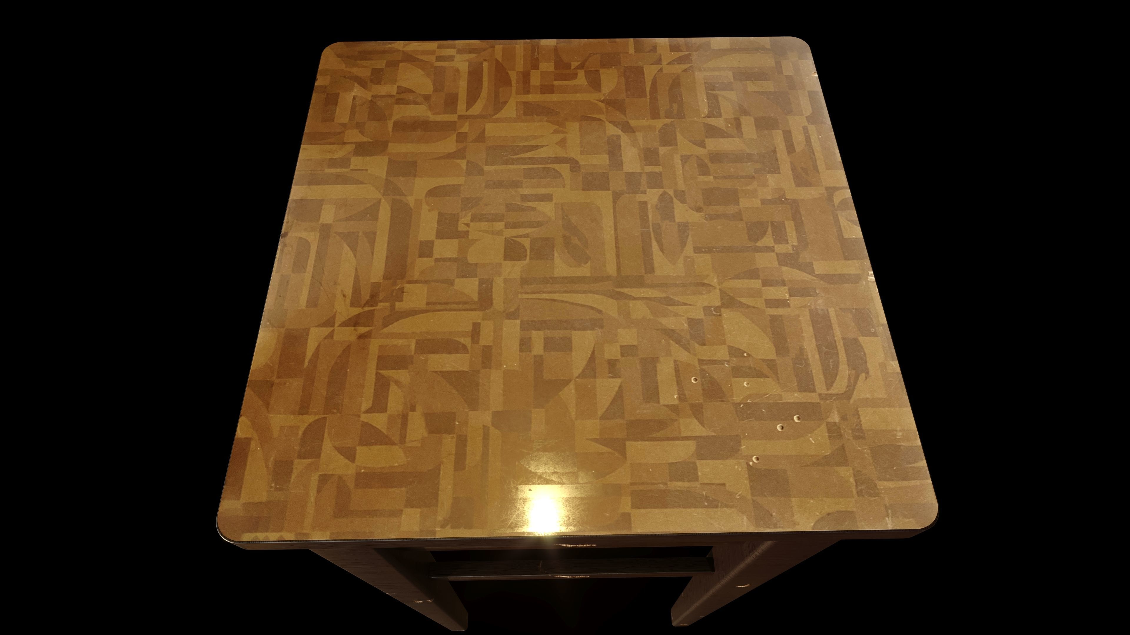 Vintage Bar Stool 3D model_2