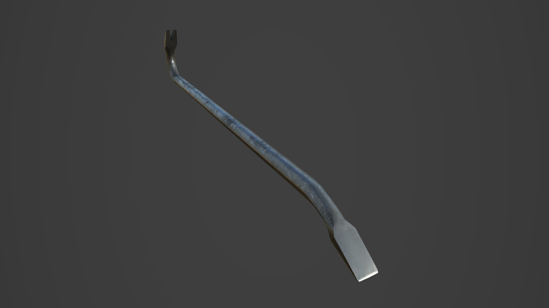Crowbar five color options Low-poly 3D model_18