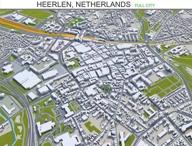 Heerlen City in Netherlands 40Km