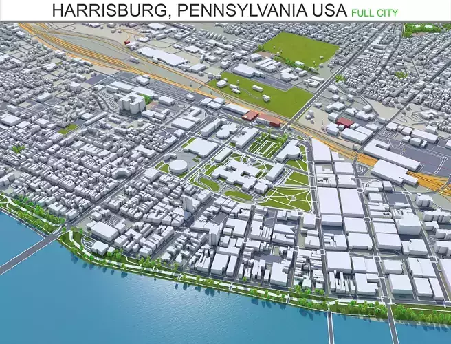 Harrisburg City Pennsylvania 40km