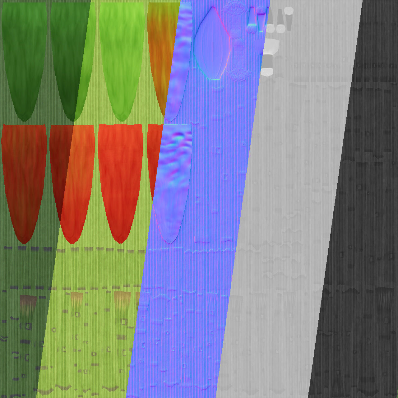 3D vegetables collection vol02 chilli Low-poly 3D model_9