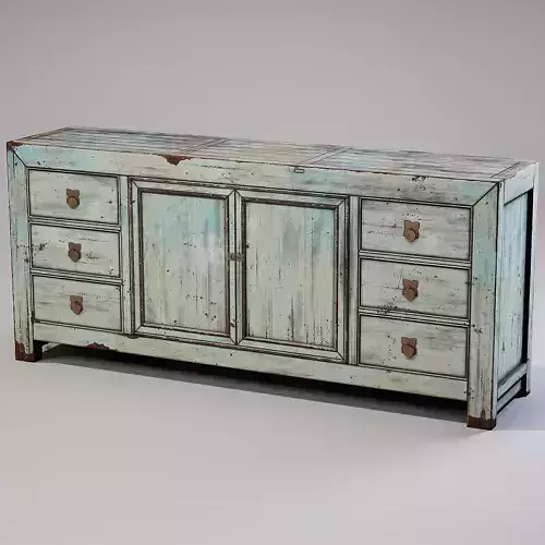 Cupboard chinese chest of drawers