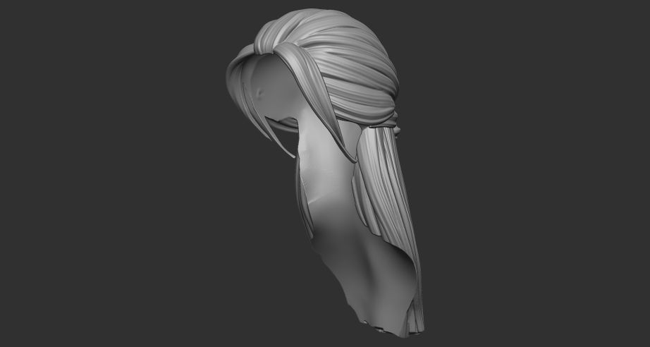 hair 5 3D print model_3