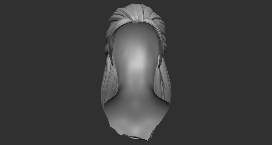 hair 5 3D print model_2