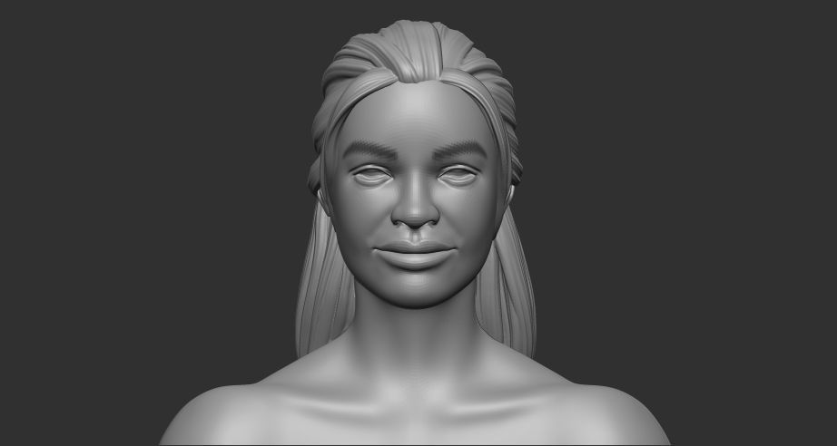 hair 5 3D print model_9