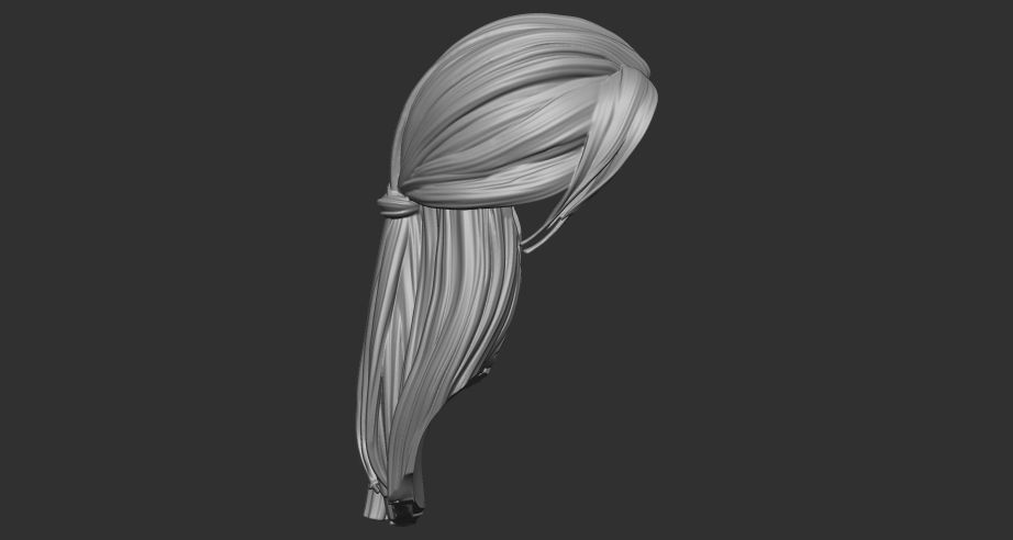 hair 5 3D print model_8