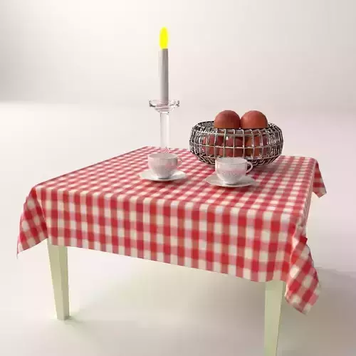 Dining Scene 3D model