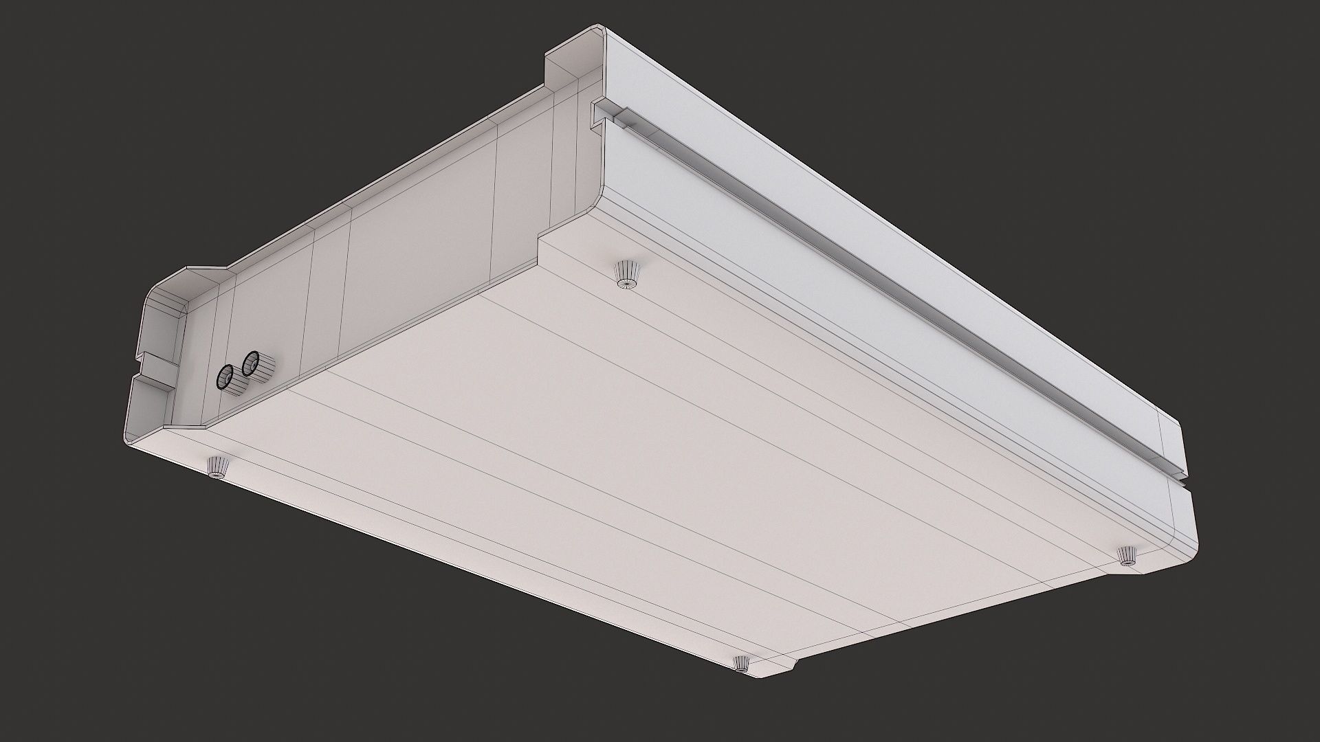 Military Radio Communication Device Low-poly 3D model_15