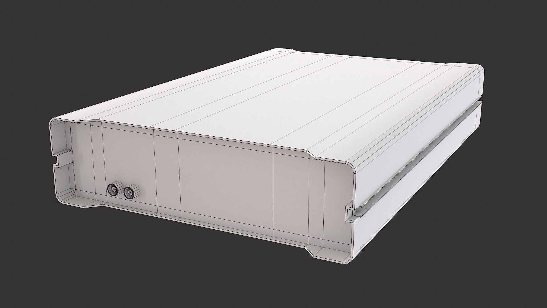 Military Radio Communication Device Low-poly 3D model_14