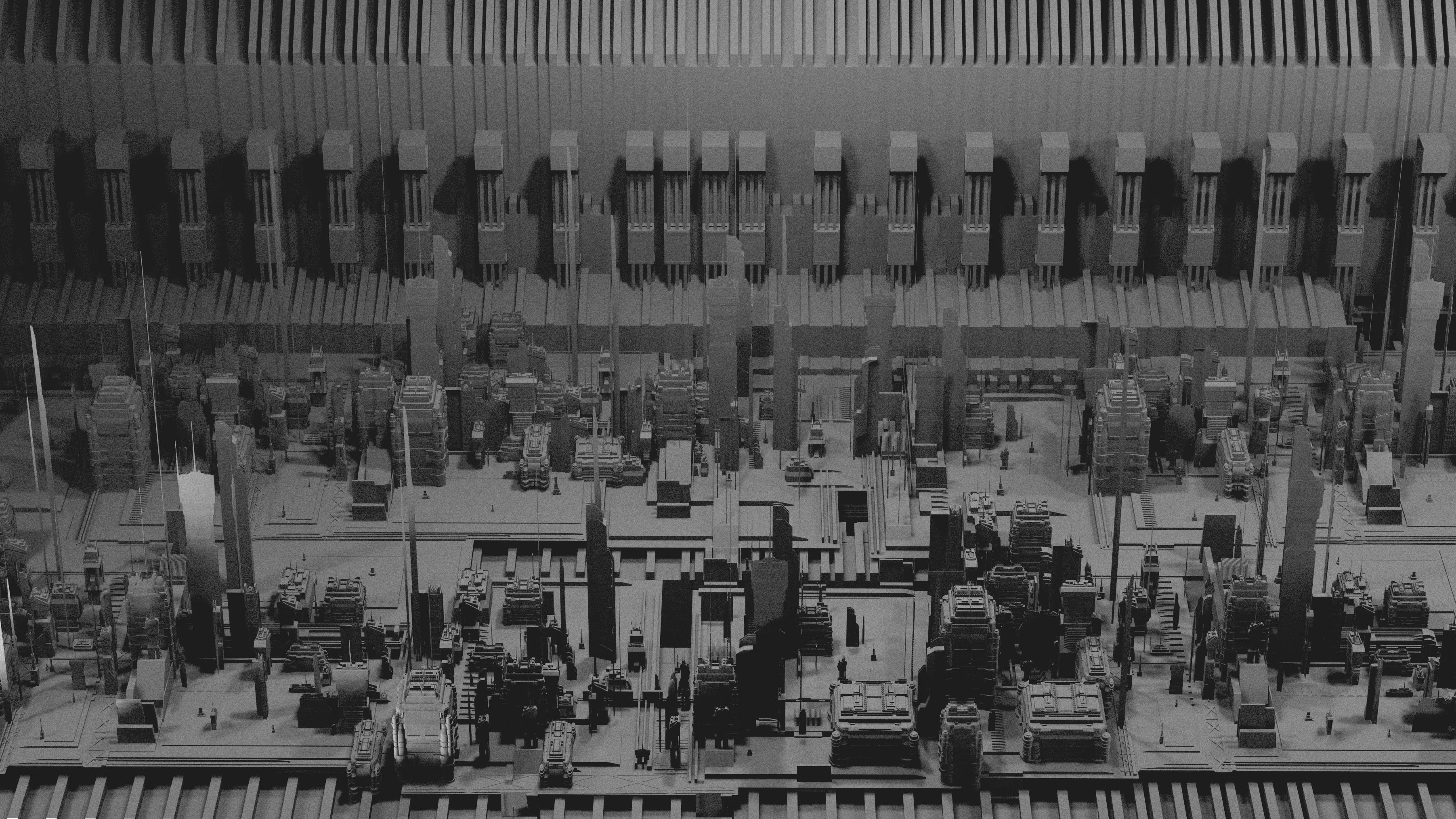 SciFi City Pack 3D model_6