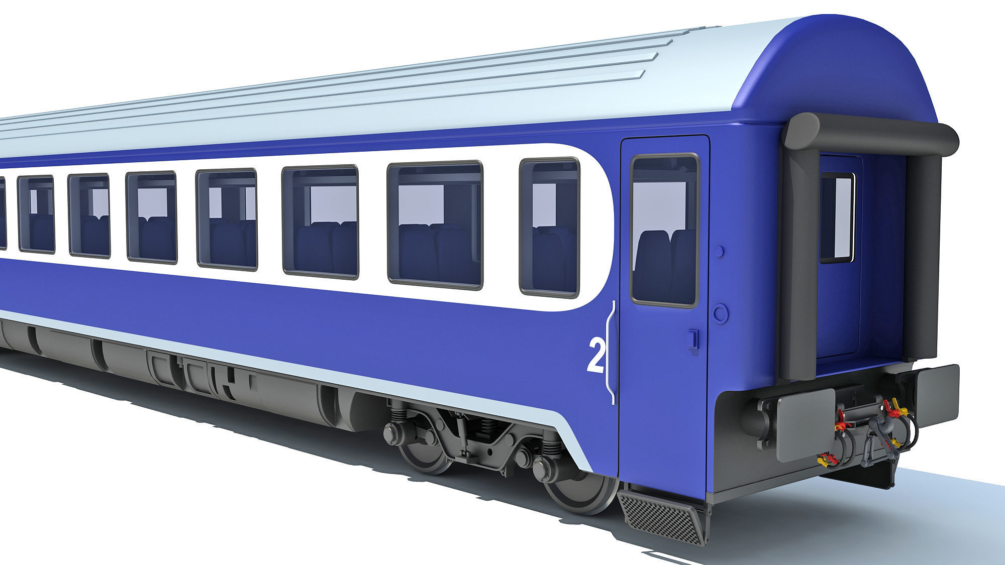 Passenger Car 9 3D model_9
