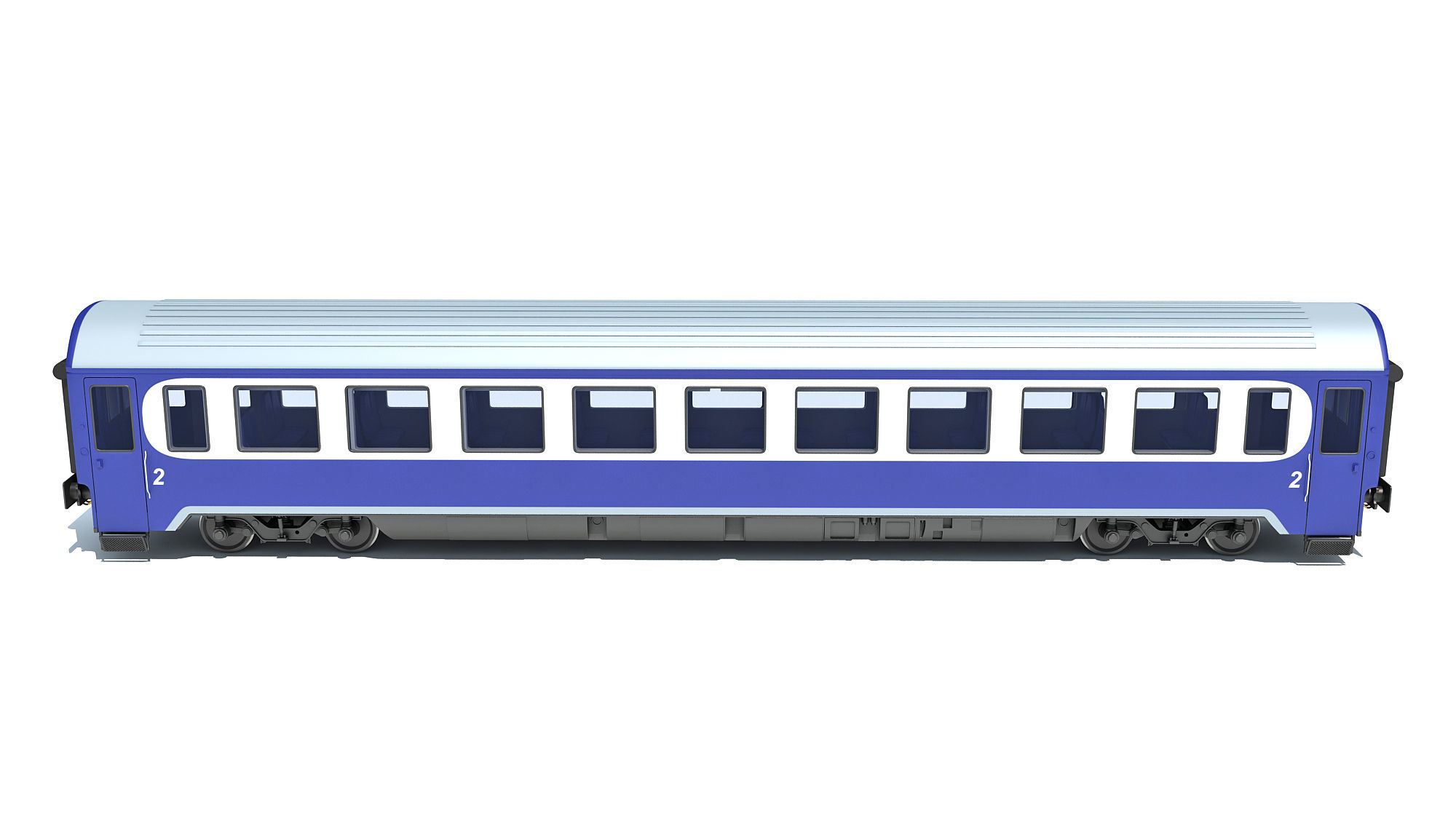 Passenger Car 9 3D model_6