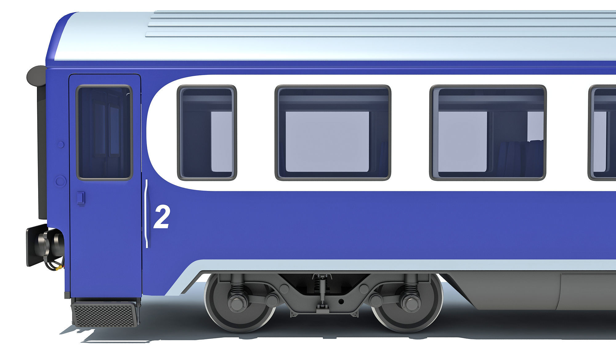 Passenger Car 9 3D model_11