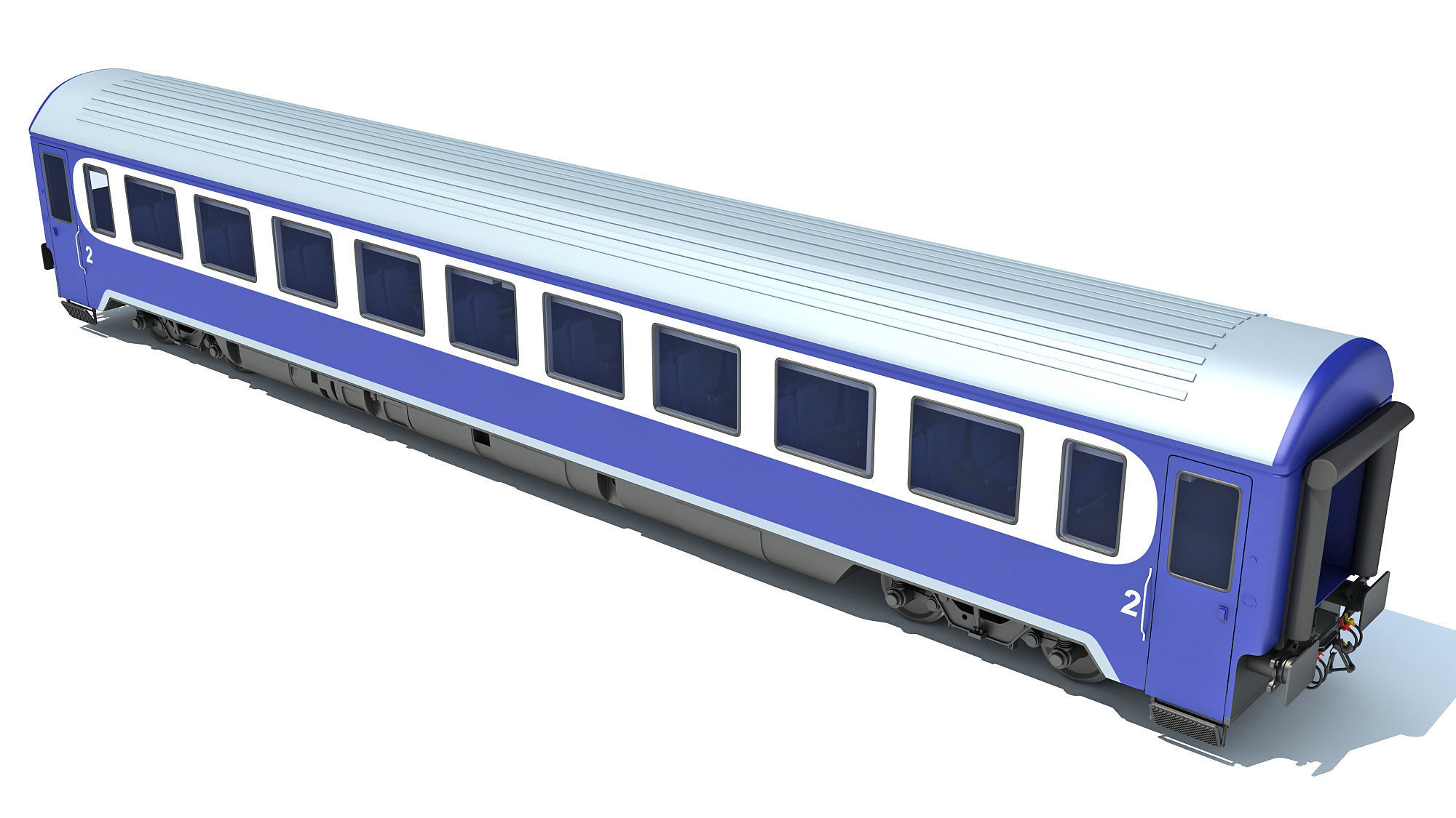 Passenger Car 9 3D model_3
