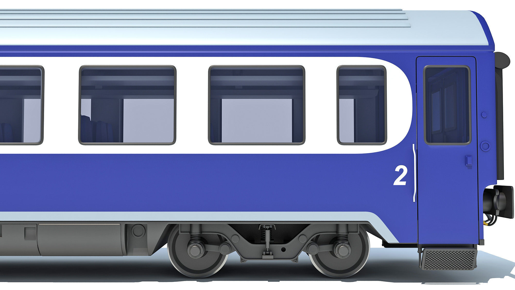 Passenger Car 9 3D model_10
